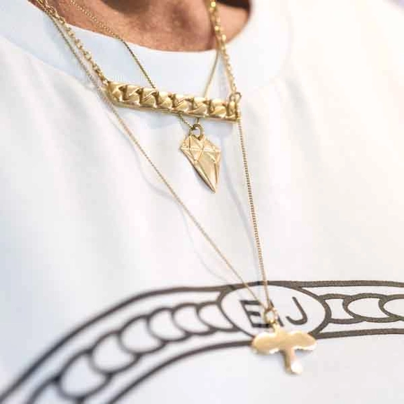Diamond Necklace Golden  - Emma Israelsson - Snabb frakt & paketinslagning - Nordicspectra.se