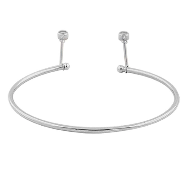 Brilliant Bangle Bracelet Double Silver -CU Jewellery - Snabb frakt & paketinslagning - Nordicspectra.se
