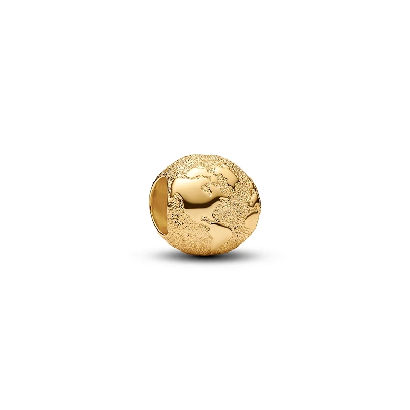 PANDORA Textured Globe Mini Charm berlocker dam – bild 7