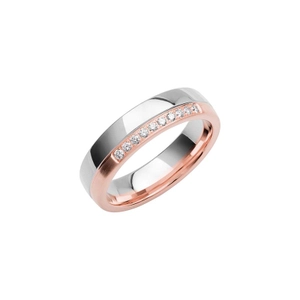 SR4007 Rose Gold/White Gold - Wedding & engagement rings - Schalins - Scandinavian design - Nordic Spectra