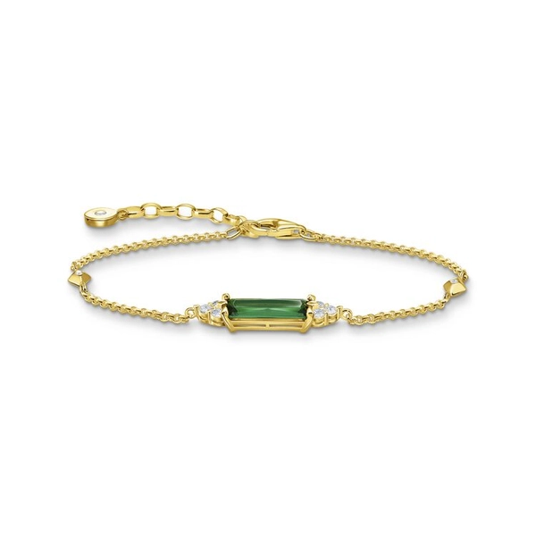 Armband Grüner Stein Gold von Thomas Sabo, Schneller Versand - Nordicspectra.de