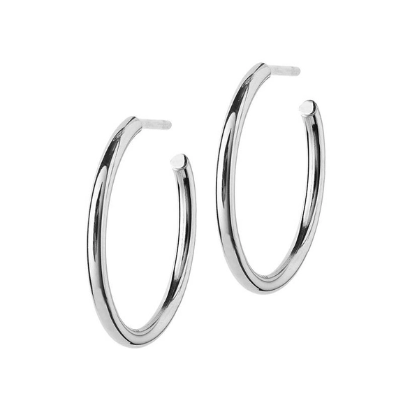Hoops Earrings Steel Medium - Edblad - Snabb frakt & paketinslagning - Nordicspectra.se