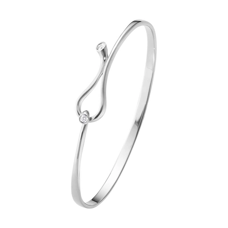 Magic Armring Vitguld med Briljanter - Georg Jensen armband - Snabb frakt & paketinslagning - Nordicspectra.se
