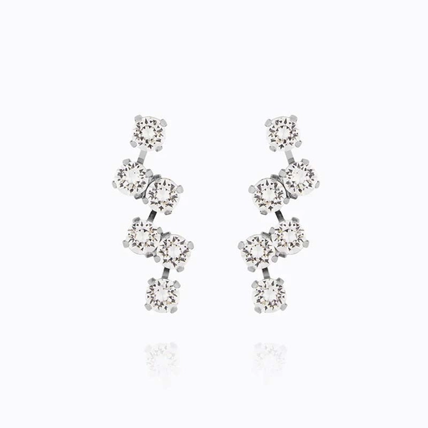 Fiona Earrings Rhodium Crystal - Caroline Svedbom - Snabb frakt & paketinslagning - Nordicspectra.se