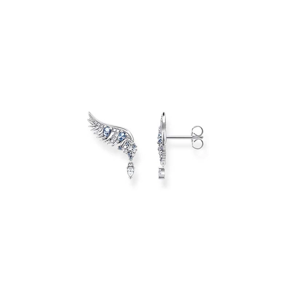 Stiftörhängen Fenixvingar Blå Stenar Silver - Thomas Sabo berlock - Snabb frakt & paketinslagning - Nordicspectra.se