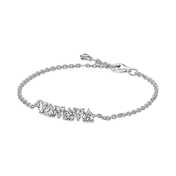 Funkelnde Endlos-Herzen Kettenarmband von PANDORA, Schneller Versand - Nordicspectra.de