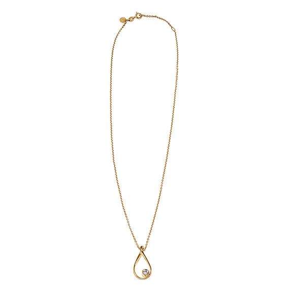Eternal Flow Necklace Gold 0,15 ct Diamond von Nordic Spectra, Schneller Versand - Nordicspectra.de