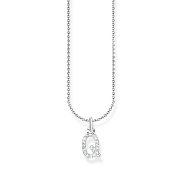 Kette mit Buchstaben-Anhänger Q - Thomas Sabo - Nordic Spectra