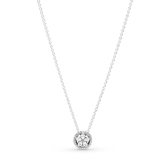Funkelnde Schneeflocke Collier-Halskette von PANDORA, Schneller Versand - Nordicspectra.de