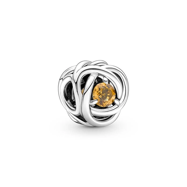 November Geburtsstein Honigfarbener Ewigkeitskreis Charm von PANDORA, Schneller Versand - Nordicspectra.de