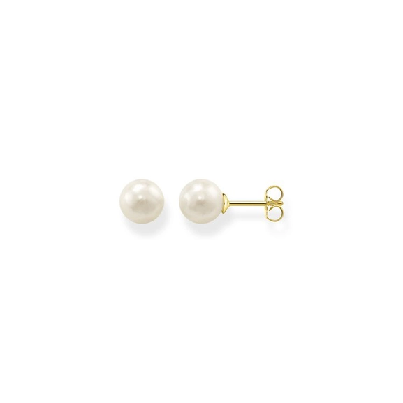 Perlenohrstecker Gross Gold von Thomas Sabo, Schneller Versand - Nordicspectra.de