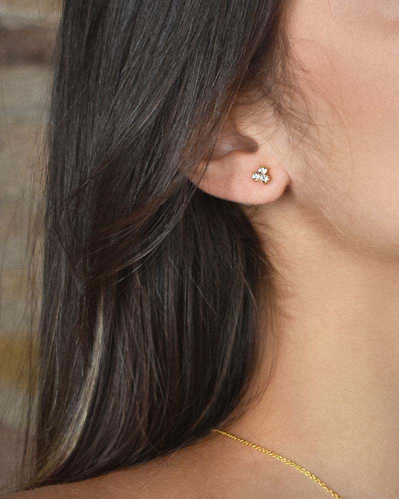 Petite Star Studs Gold Diamonds - Drakenberg/Sjölin - Suuri valikoima & ilmainen lahjapaketointi - Nordicspectra.fi