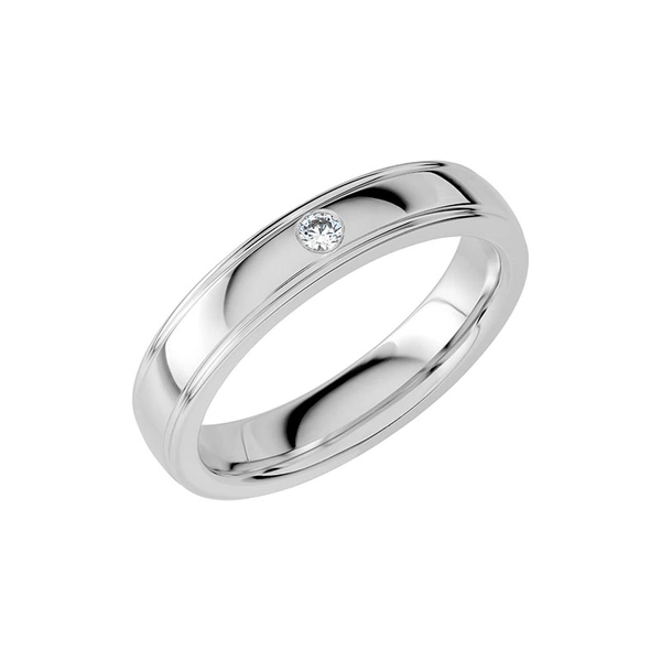 SR2033 Vitguld - Vigsel- & förlovningsringar - Schalins - Fri storleksändring* - Nordic Spectra