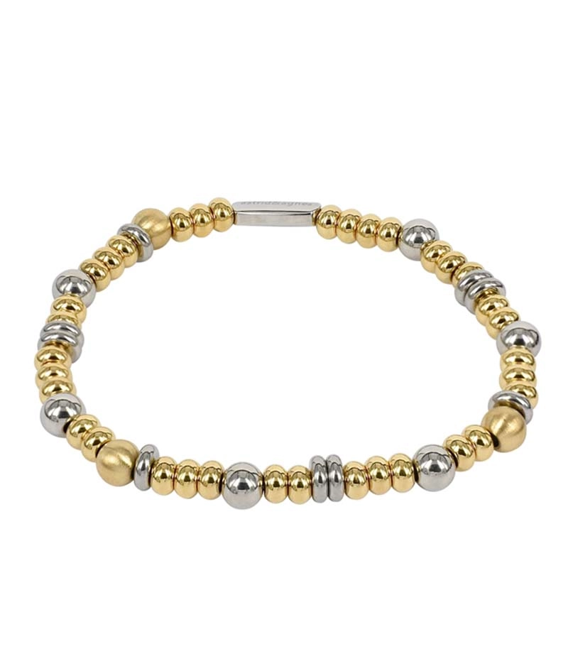 FREJA Armband Guld/Stål - Astrid & Agnes - Snabb frakt & paketinslagning - Nordicspectra.se