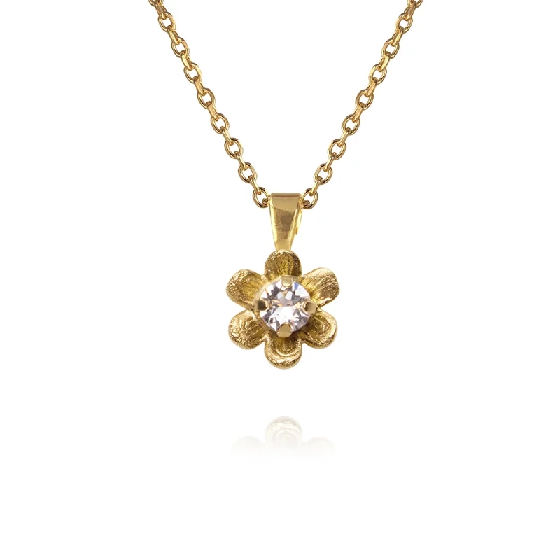 Caroline Svedbom - Juni Necklace Gold Crystal