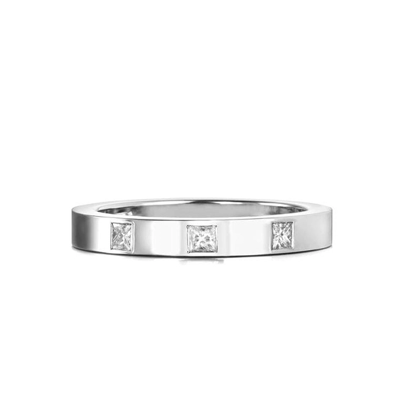 High & I Love You On Top Thin Ring White Gold - Efva Attling ringar - Snabb frakt & paketinslagning - Nordicspectra.se