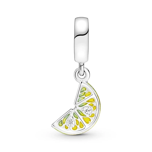 Lemon Slice Sparkling Fruit Dangle Charm - PANDORA - Snabb frakt & paketinslagning - Nordicspectra.se