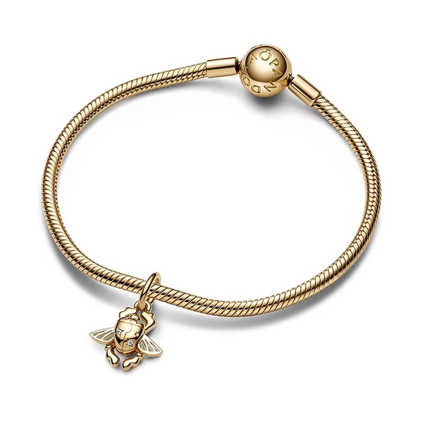 Disney Aladdin Skarabäus-Käfer Charm-Anhänger Gold von PANDORA, Schneller Versand - Nordicspectra.de