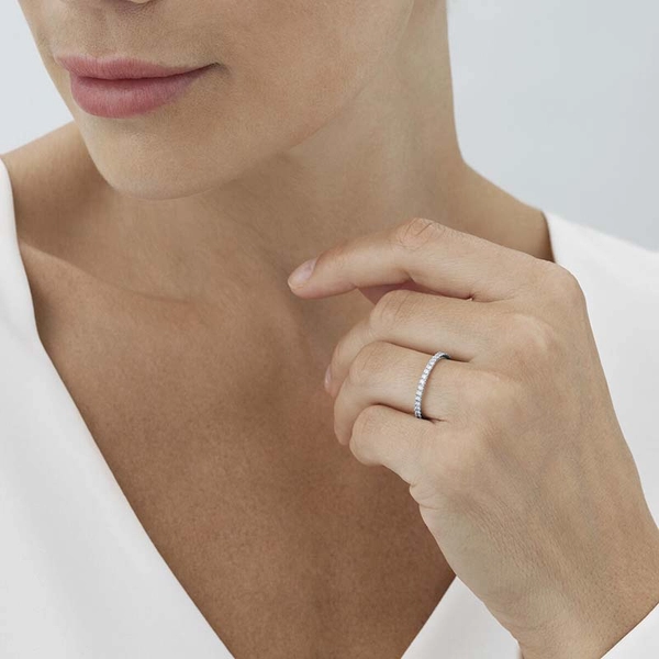 Aurora Allians Vitguld med Diamanter 0.46 ct - Georg Jensen ringar - Snabb frakt & paketinslagning - Nordicspectra.se
