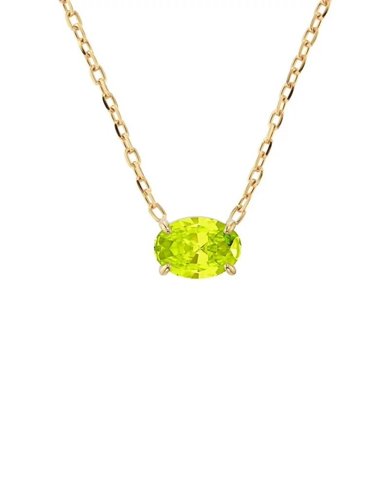 Edblad - Misty Necklace Green Gold