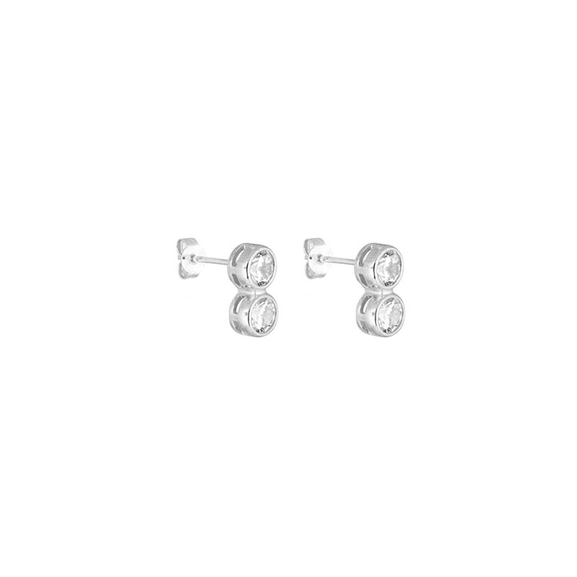 Cubic Twin Ear Silver -CU Jewellery - Snabb frakt & paketinslagning - Nordicspectra.se