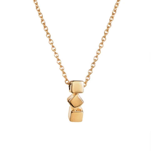 Dice Necklace Gold - Efva Attling - ruotsalainen muotoilu - Nordic Spectra