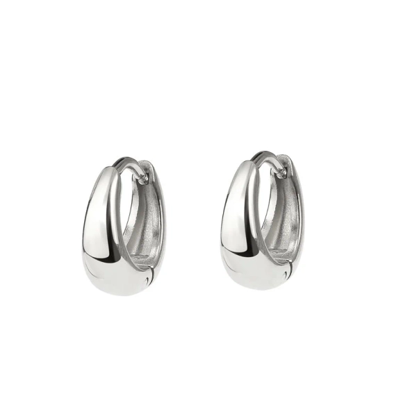 ALINA Örhängen 12 mm Stål - Astrid & Agnes - Nordic Spectra