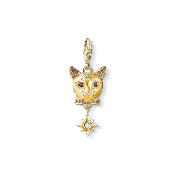 Charm-Anhänger Katze Gold von Thomas Sabo, Schneller Versand - Nordicspectra.de