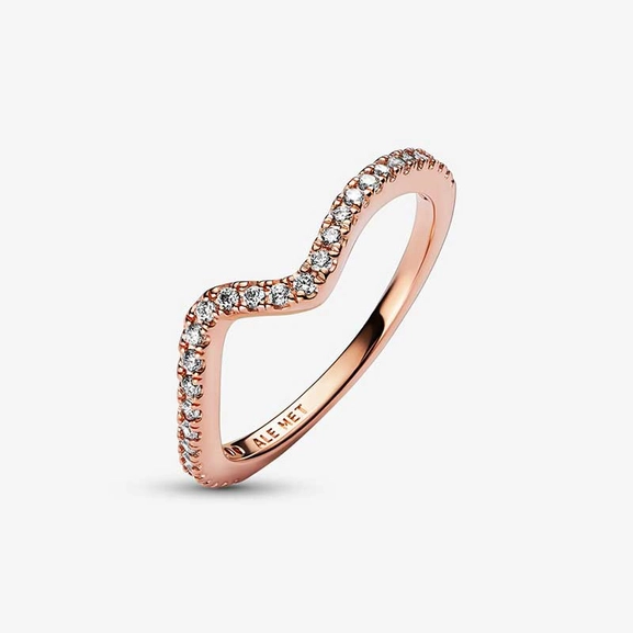 Sparkling Wave Ring - PANDORA - Suuri valikoima & ilmainen lahjapaketointi - Nordicspectra.fi