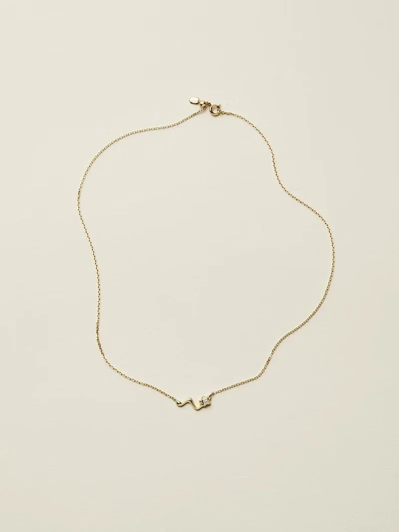 Poppy Necklace Gold - Maria Black - Snabb frakt & paketinslagning - Nordic Spectra