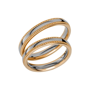 Reflection 17 Guld/Vitguld - Vigsel- & förlovningsringar - Schalins - Fri storleksändring* - Nordic Spectra