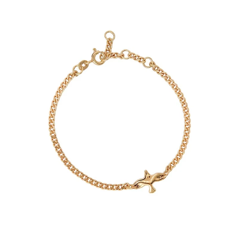 Mini Organic Dove Bracelet Gold från Emma Israelsson