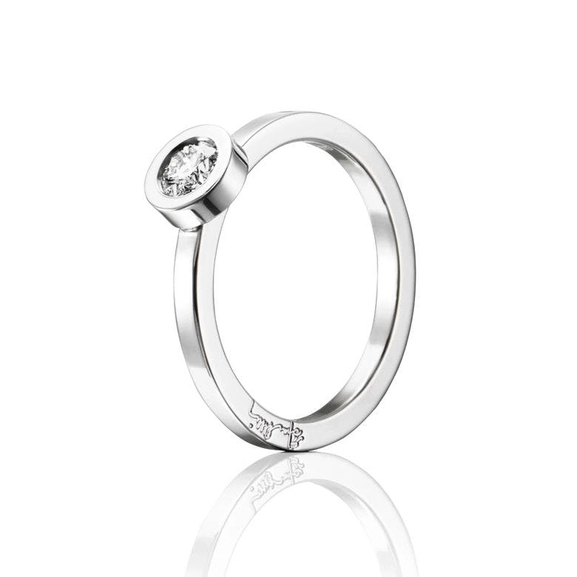 The Wedding Thin Ring 0.30 ct White Gold - Efva Attling ringar - Snabb frakt & paketinslagning - Nordicspectra.se