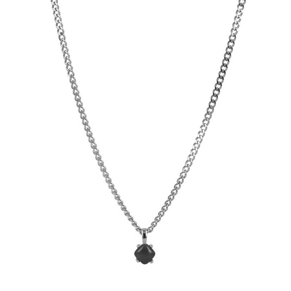 VICTORIA Kort Halsband Grå/Stål - Astrid & Agnes - Snabb frakt & paketinslagning - Nordicspectra.se