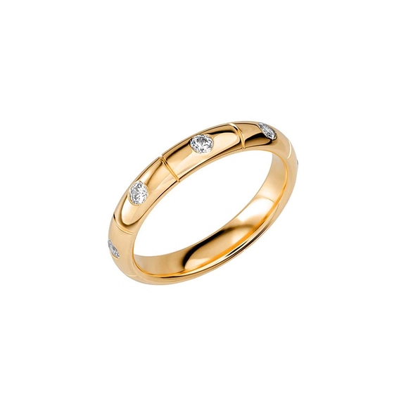 SR2025 Gold - Wedding & engagement rings - Schalins - Scandinavian design - Nordic Spectra
