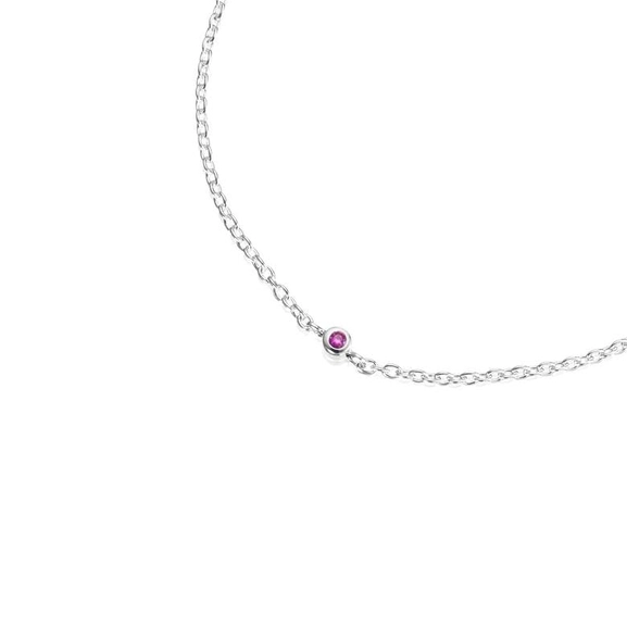 Micro Blink Bracelet - Pink Sapphire von Efva Attling, Schneller Versand - Nordicspectra.de
