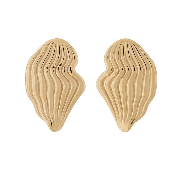 Ripples Studs L Gold - Edblad - Snabb frakt & paketinslagning - Nordic Spectra