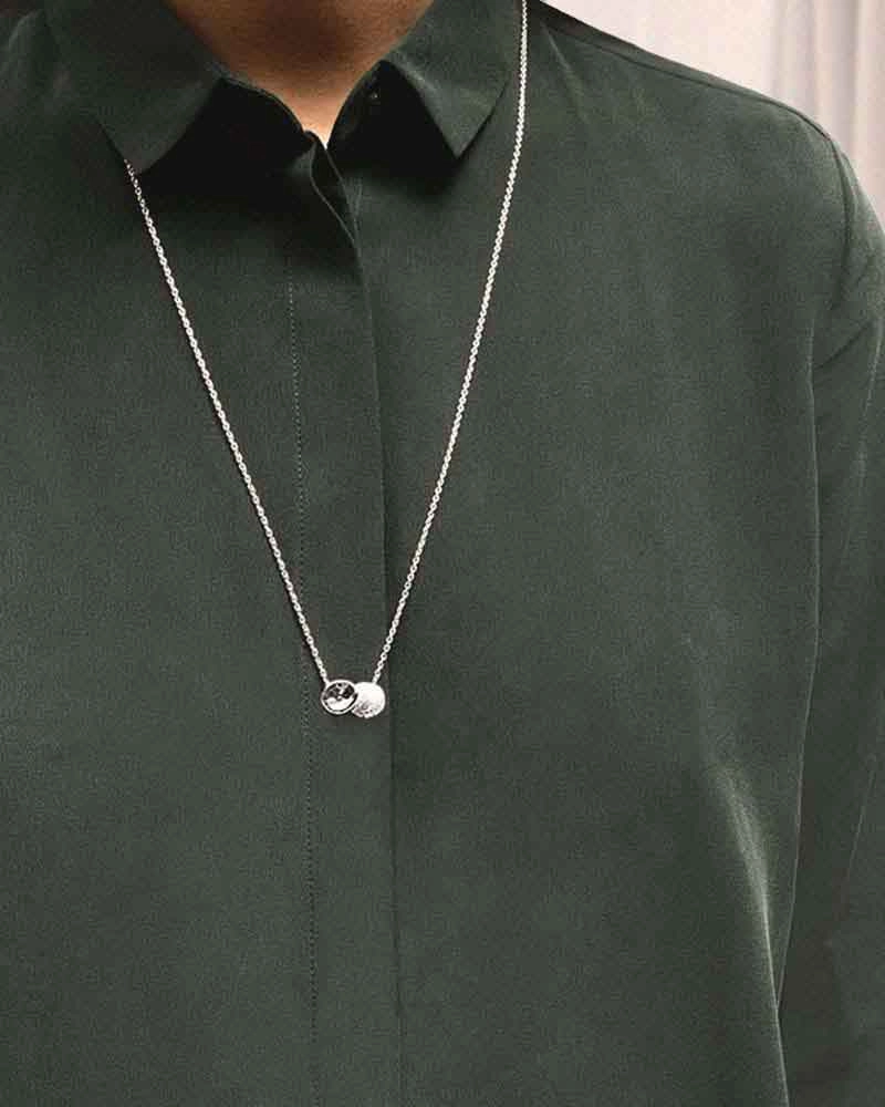 Rocky Shore Medium Single Necklace Long - Drakenberg Sjölin Halsband - Snabb frakt & paketinslagning - Nordicspectra.se