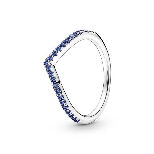 Pandora Timeless Wishbone Funkelnder Blauer Ring von PANDORA, Schneller Versand - Nordicspectra.de