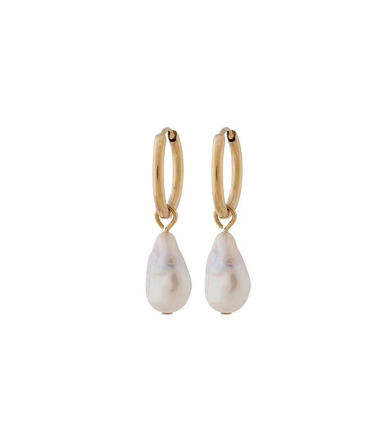 Edblad - Lucy Hoops White Gold