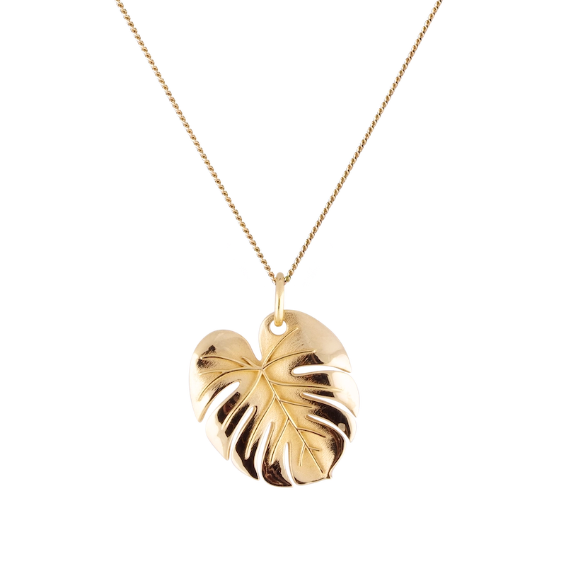 Emma Israelsson - Palm Leaf Necklace Gold