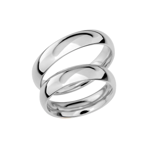 SR1013-5 Platina - Vigsel- & förlovningsringar - Schalins - Fri storleksändring* - Nordic Spectra