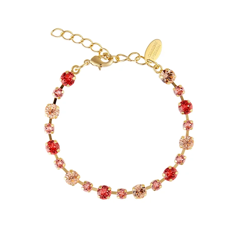 Caroline Svedbom - Calanthe Bracelet Gold Peach Combo