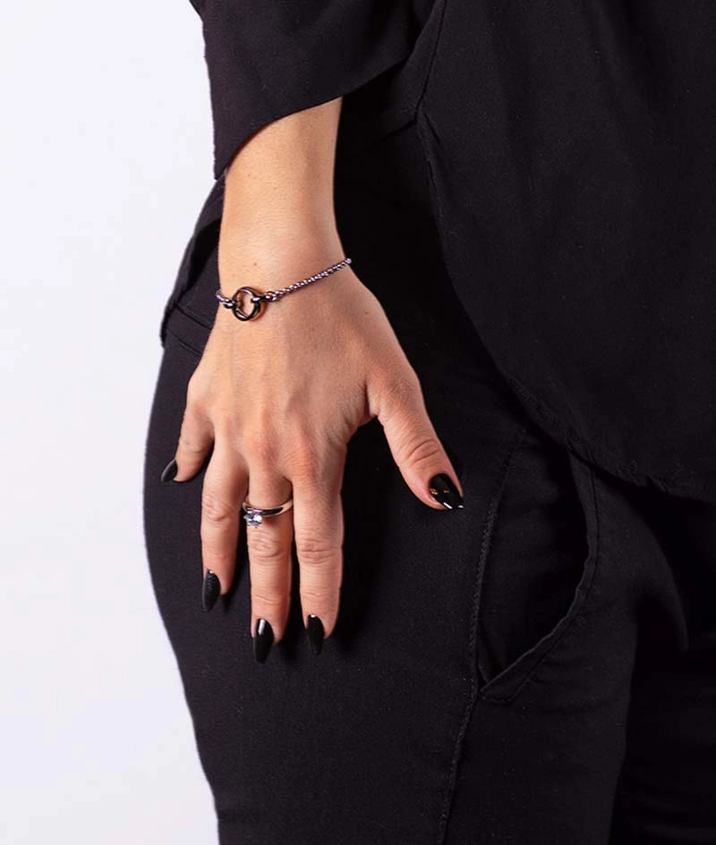 CAROLIN Armband Stål - Astrid & Agnes - Snabb frakt & paketinslagning - Nordicspectra.se