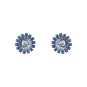 Daisy Blue Earrings ⌀ 11 mm - Georg Jensen - Designschmuck mit schnellen und sicheren Lieferungen - Nordic Spectra