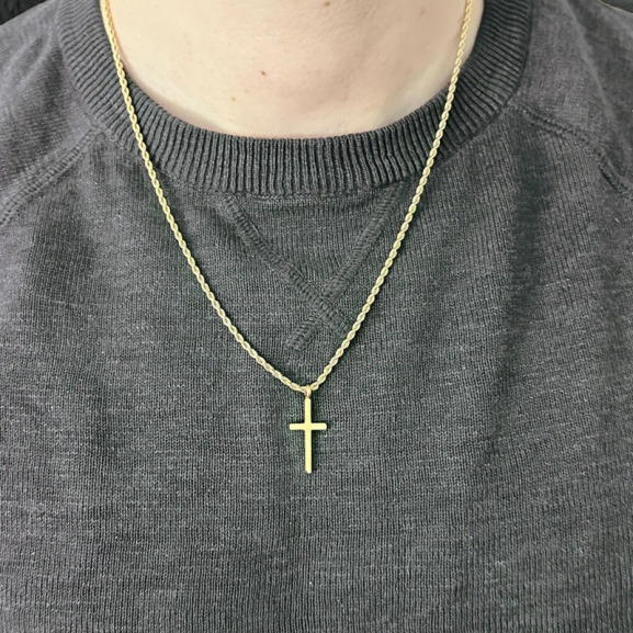 TERRY CROSS Halsband Guld - AROCK - Trendiga herrsmycken - Nordic Spectra