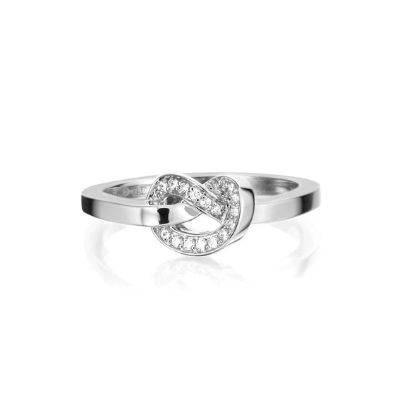 Love Knot & Stars Ring White Gold - Efva Attling ringar - Snabb frakt & paketinslagning - Nordicspectra.se
