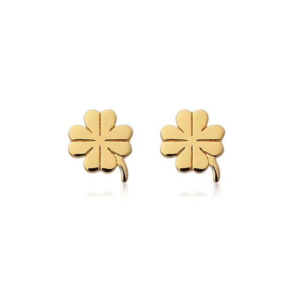 Clover Studs Gold - Sophie By Sophie - Snabb frakt & paketinslagning - Nordicspectra.se