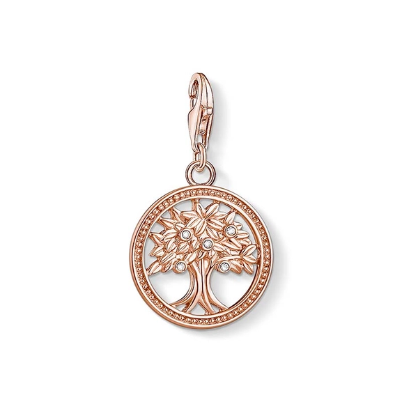 Livets Träd Roséguld Berlock - Thomas Sabo berlock - Snabb frakt & paketinslagning - Nordicspectra.se