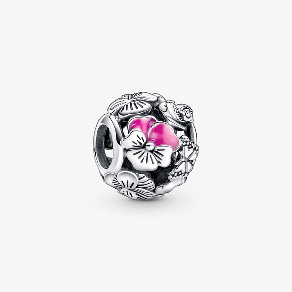 Rosa Larver & Penséer Berlockerset - PANDORA - Snabb frakt & paketinslagning - Nordicspectra.se